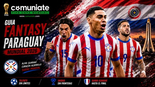 Guía Fantasy de la plantilla, alineación tipo y recomendables de Paraguay para el Mundial 2026. Guía Fantasy de la plantilla, alineación tipo y recomendables de Paraguay para el Mundial 2026.