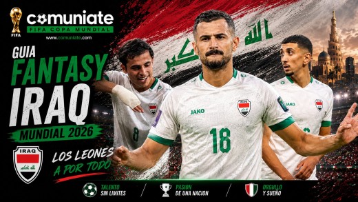 Guía Fantasy de la plantilla, alineación tipo y recomendables de Iraq para el Mundial 2026. Guía Fantasy de la plantilla, alineación tipo y recomendables de Iraq para el Mundial 2026.