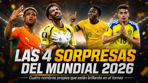 Las cuatro grandes sorpresas del Mundial 2026 hasta el momento Las cuatro grandes sorpresas del Mundial 2026 hasta el momento