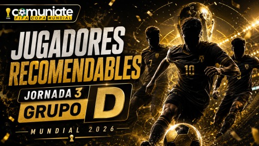 Jugadores recomendables para la Jornada 3 del Grupo D Jugadores recomendables para la Jornada 3 del Grupo D