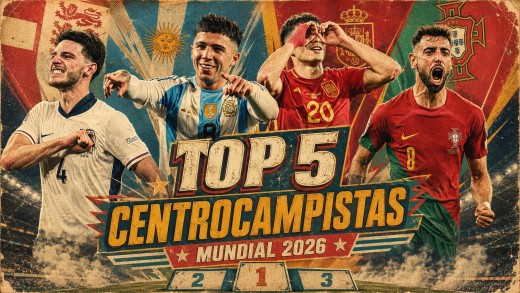 Top 5 centrocampistas para el Mundial 2026
