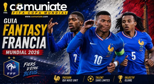 Guía Fantasy de la plantilla, alineación tipo y recomendables de Francia para el Mundial 2026. Guía Fantasy de la plantilla, alineación tipo y recomendables de Francia para el Mundial 2026.